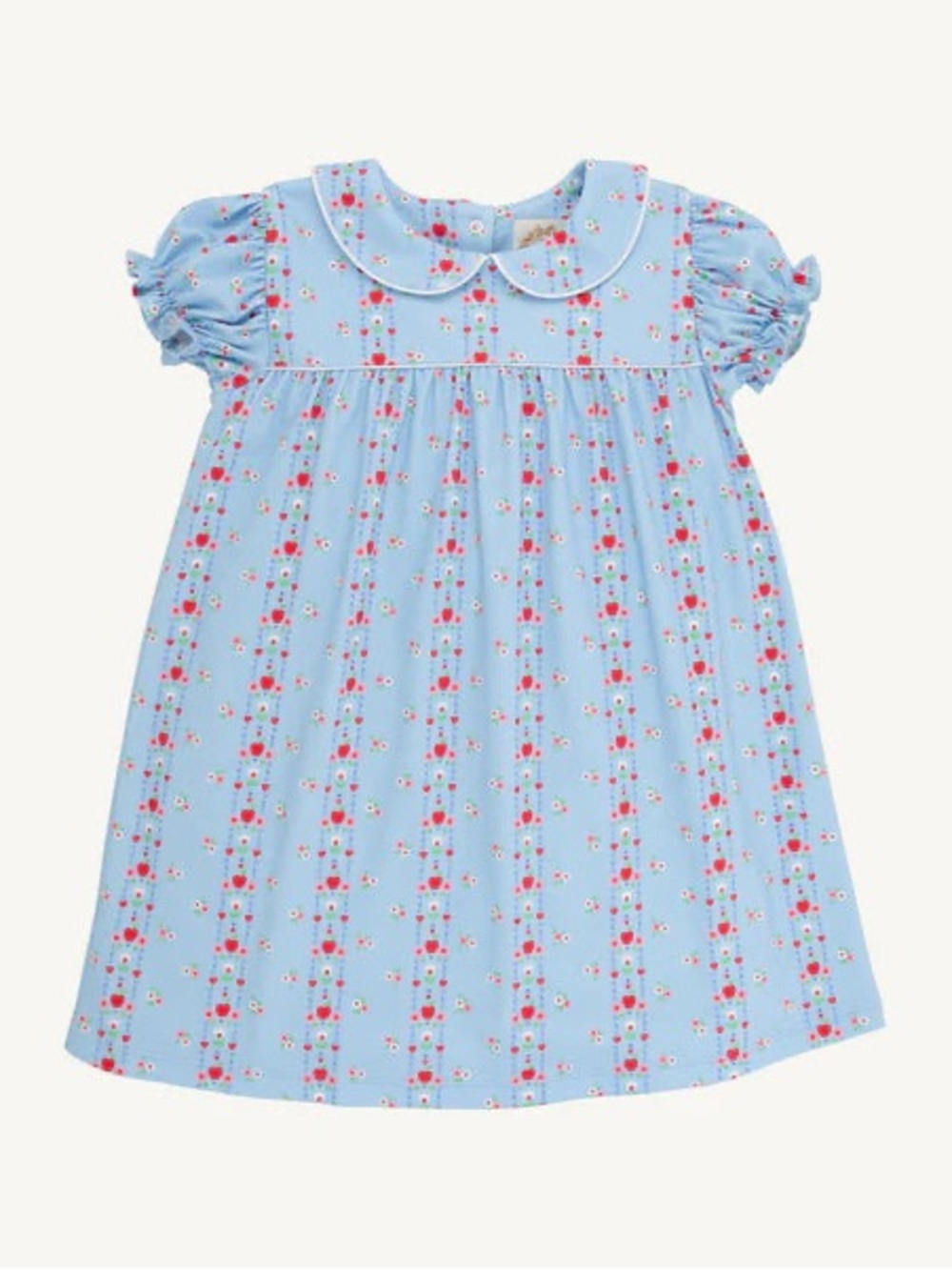 TBBC | Holly Day Dress - First Day Flowers with Worth Ave White & Richmond Red